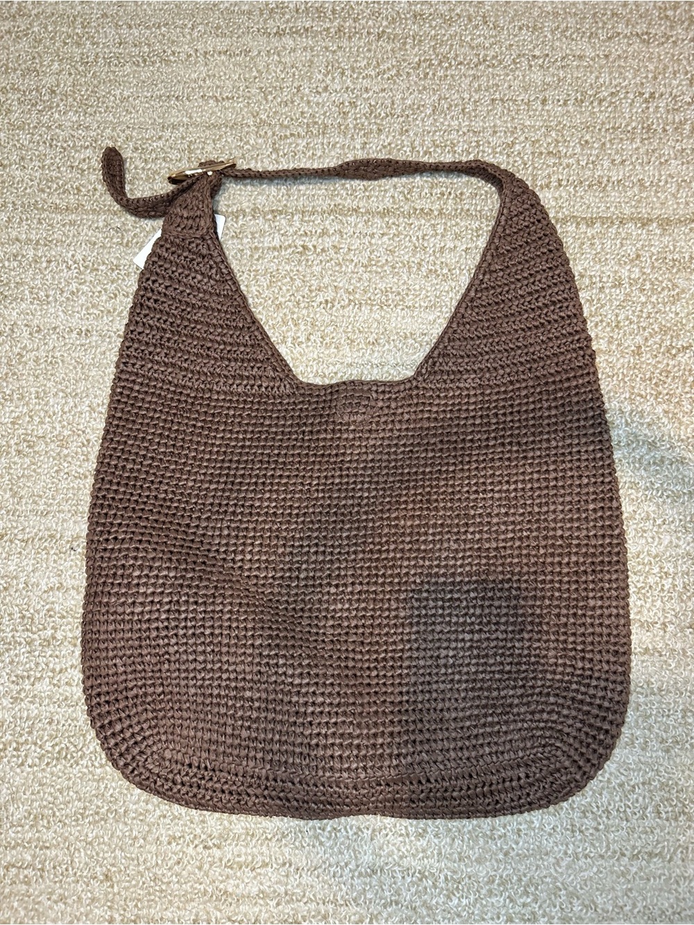Anthropologie Love Knot Slouchy Bag: Raffia Buckle Edition - Picture 8 of 10